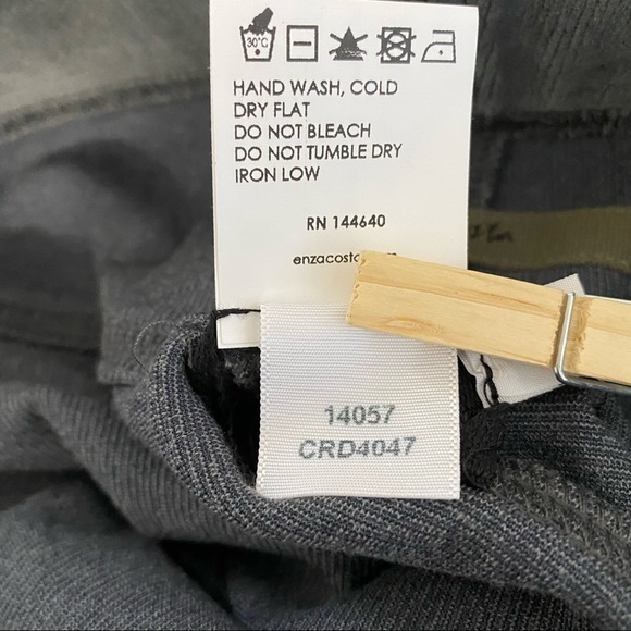 Enza Costa Corduroy Legging Charcoal - Picture 9 of 16